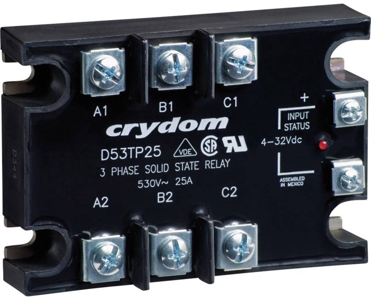 Crydom Relais à semi-conducteurs D53TP50D 50 A Tension de contact (max.): 530 V/AC à commutation au zéro de tension 1 pc(s)