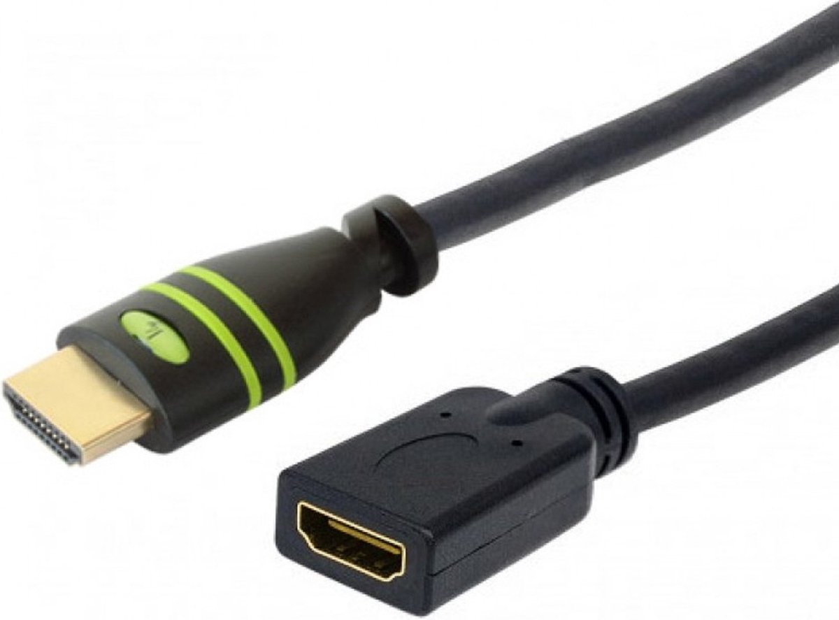 IC INTRACOM TECHly HDMI extension cable with Ethernet - 1.8 m