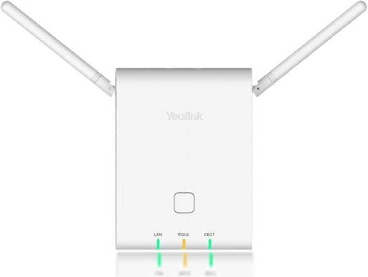 Yealink W90B - cordless phone base station / VoIP phone base station with caller ID - 3-way call capability