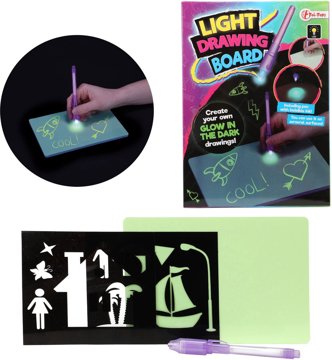 Toi-Toys - Invisible Ink Character Set