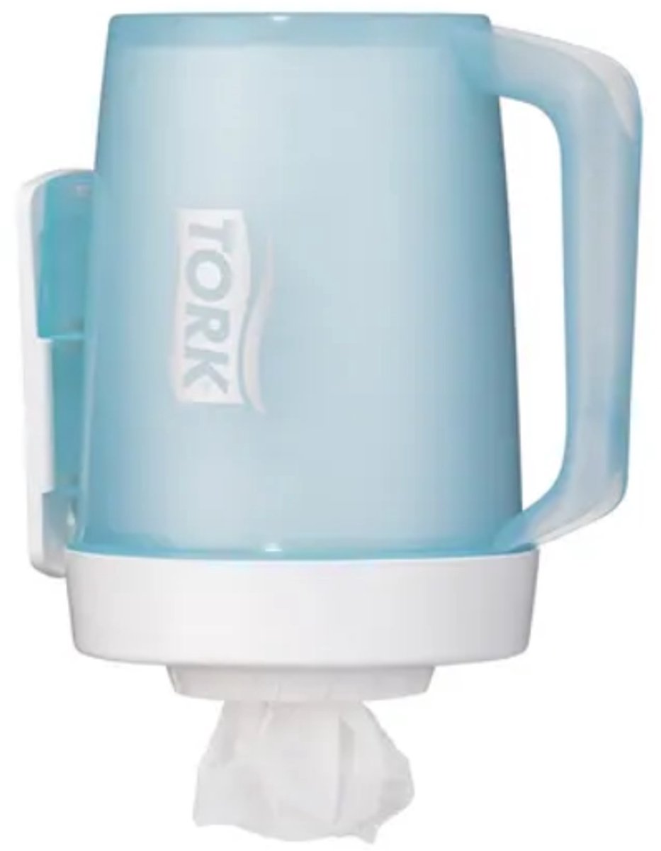 TORK 658001 Performance Distributeur de serviettes en papier plastique blanc, turquoise 1 pc(s)