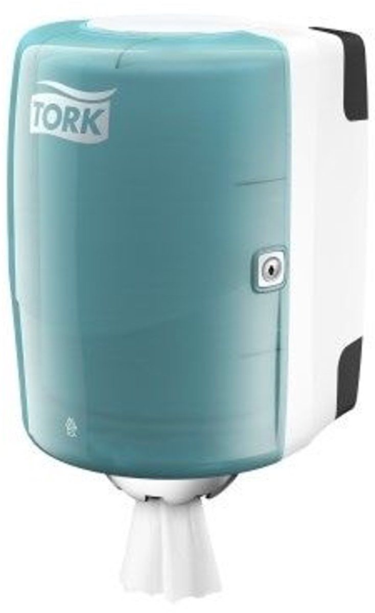 TORK 659000 Performance Distributeur de serviettes en papier plastique blanc, turquoise 1 pc(s)