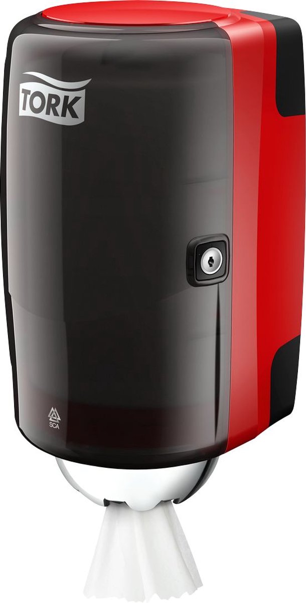 TORK 658008 Performance Distributeur de serviettes en papier plastique rouge 1 pc(s)
