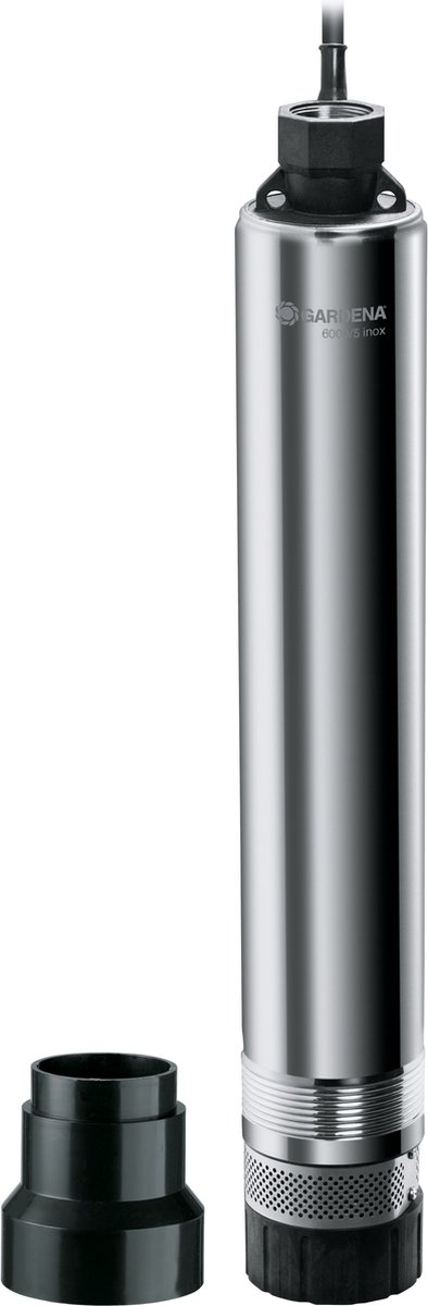 GARDENA 01492-20 6000/5 INOX Pompe pour puits profonds plusieurs niveaux 6000 l/h 50 m