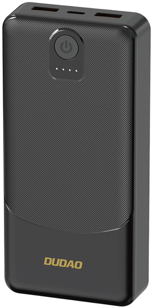 Dudao K10Pro Power Bank 2.4A 20000mAh 2 x USB-A - Black - 20000 mAh