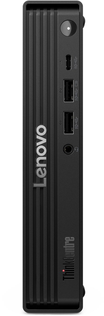 Lenovo Station de travail Lenovo ThinkCentre M70q Gen 6 13HA - Tin 2.5 cm (1 pouces) Intel® Core™ Ultra 7 265T 5.3 GHz 32 GB RAM 512 GB SSD 13HA001KGE