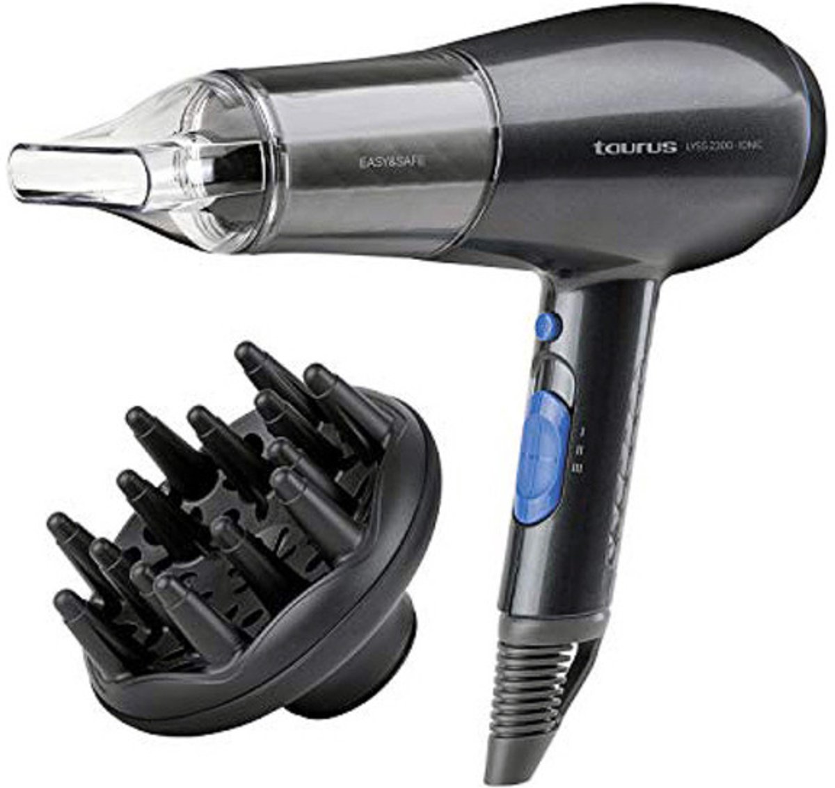 Taurus Hårtørrer Lyss 2300 Ionic - hairdryer - 2200 W