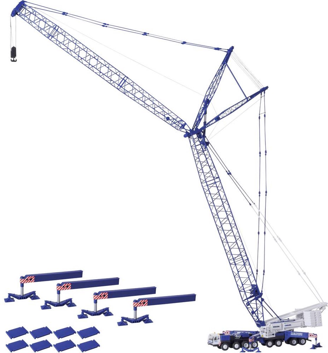 Kibri 13061 H0 Modèle réduit de véhicule de construction Liebherr LG 1550 Breuer & Wasel