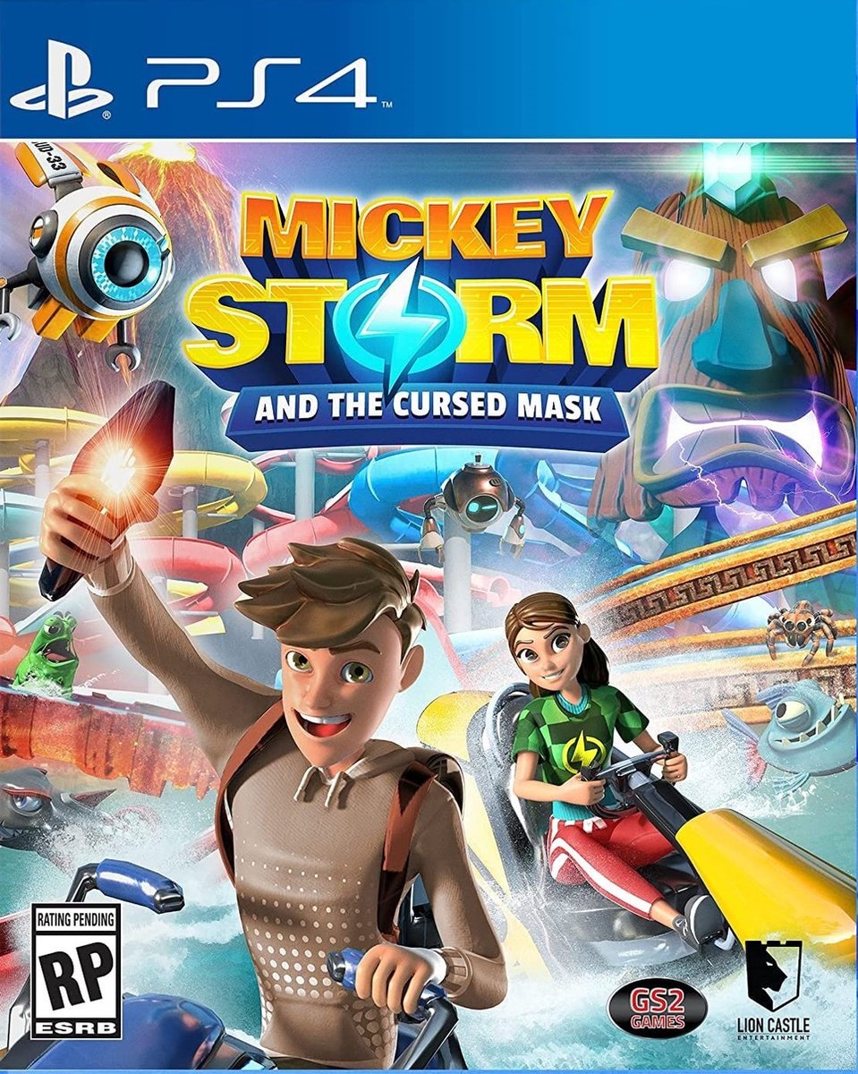 Mickey Storm and the Cursed Mask - Sony PlayStation 4 - Platformer
