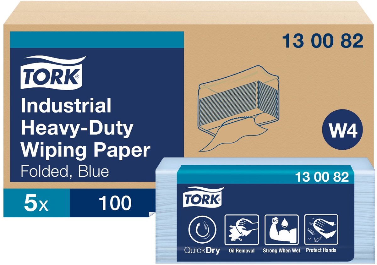 TORK 130082 Lingettes nettoyantes 3 couches