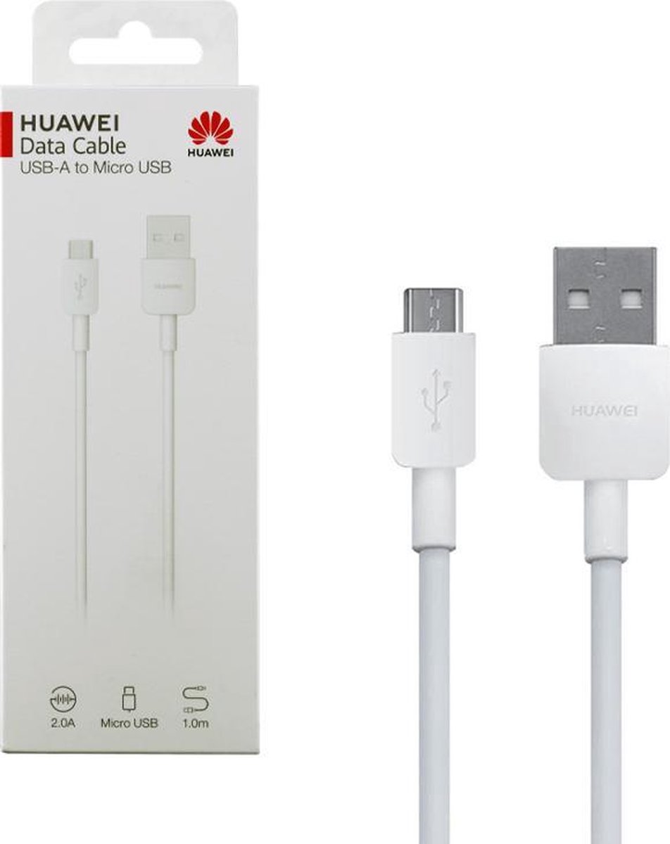 Huawei Micro USB - USB-A Data Cable White