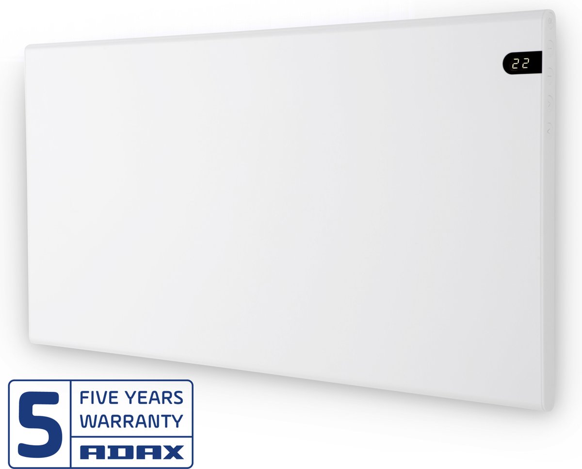 Adax Neo Panel Elradiator 1000W 230V, 370x762x80mm, Hvid