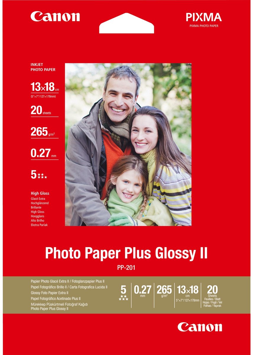 Canon Paper PP-201 / 2311B018 Glossy 13x