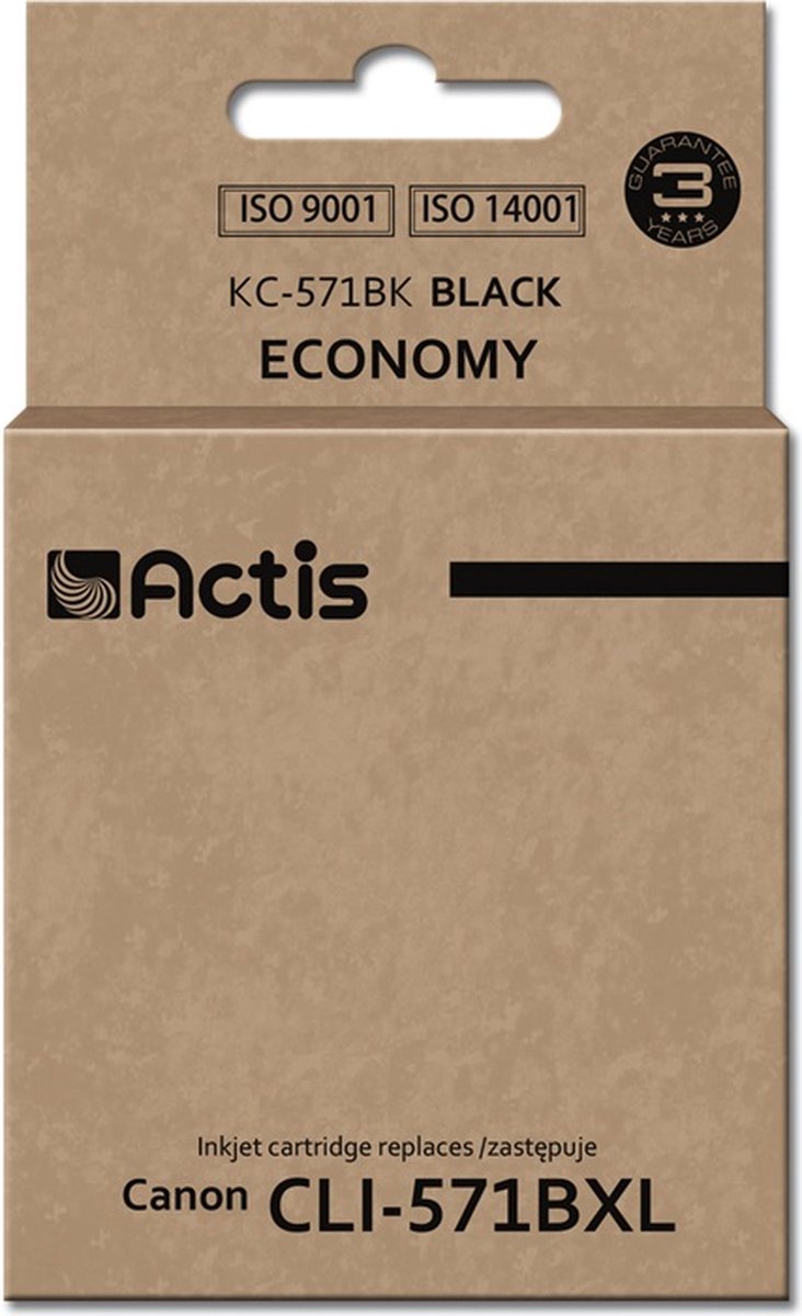 Actis KC-571BK - compatible - ink cartridge (alternative for: Canon CLI-571BKXL)