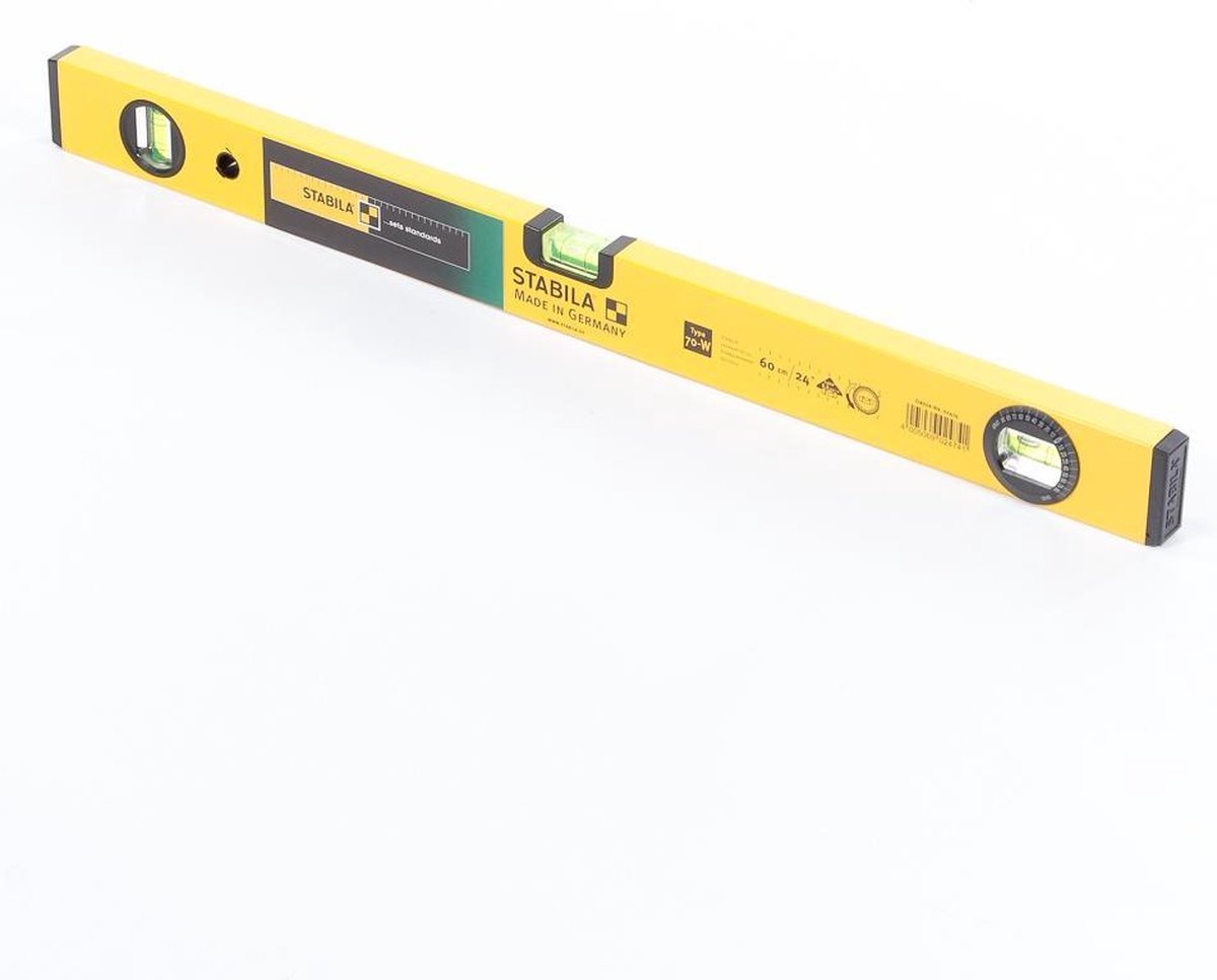 Stabila Type 70 W 2474 Niveau à bulle en alliage léger 60 cm 0.5 mm/m