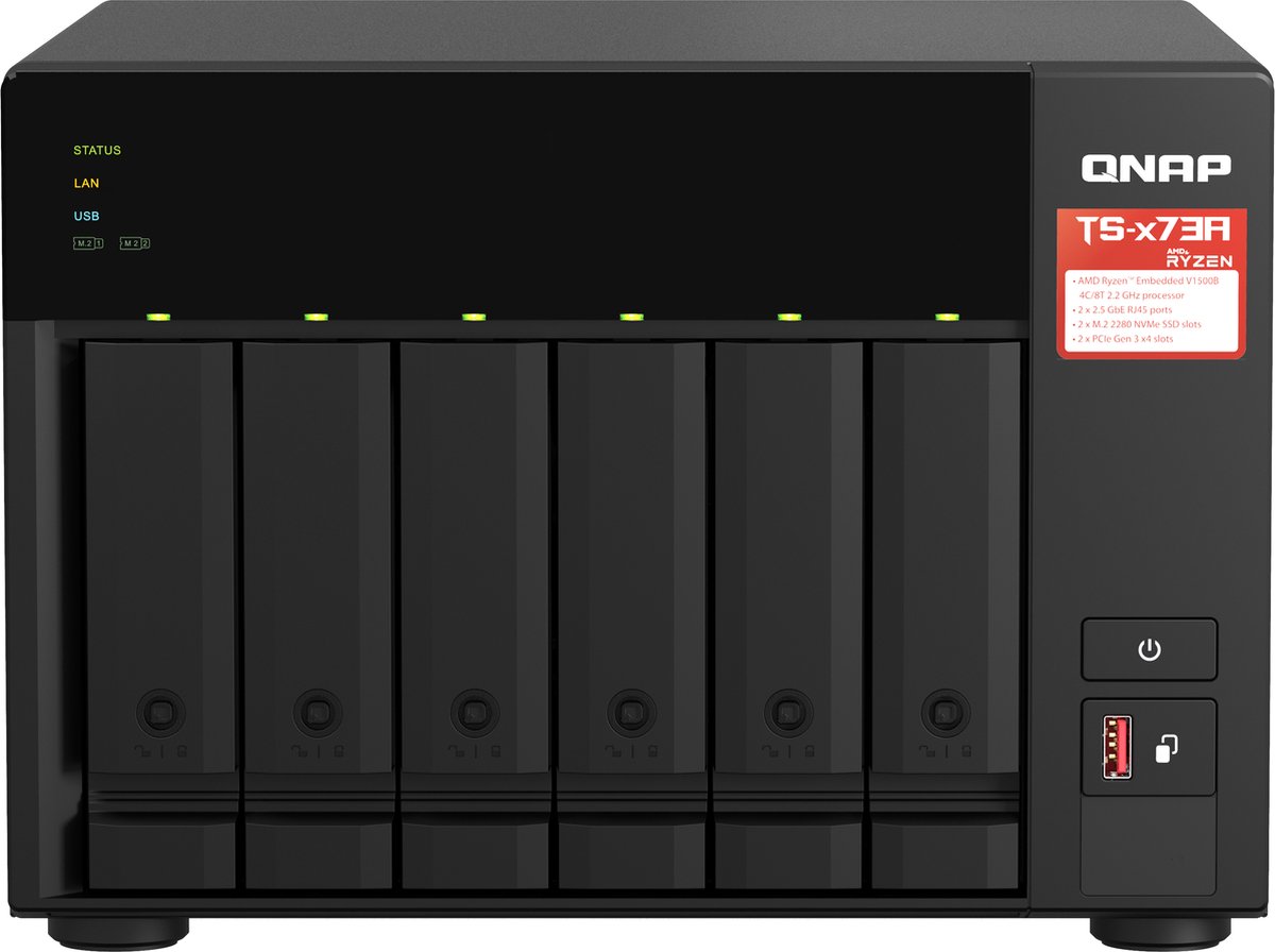 QNAP TS-673A-8G - NAS-Server