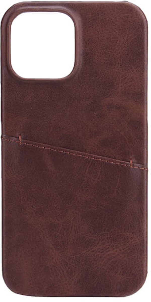 ONSALA Mobile Cover Brown with Cardpocket iPhone 13 Pro Max