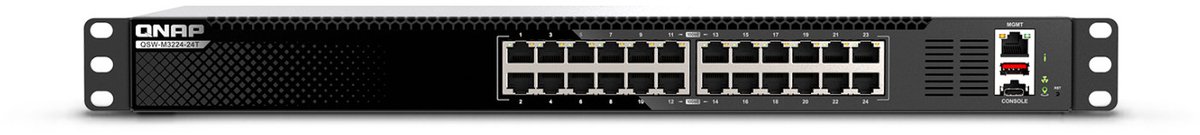 QNAP QSW-M3224-24T 24-port 10GbE L3 Lite Managed Switch 1U