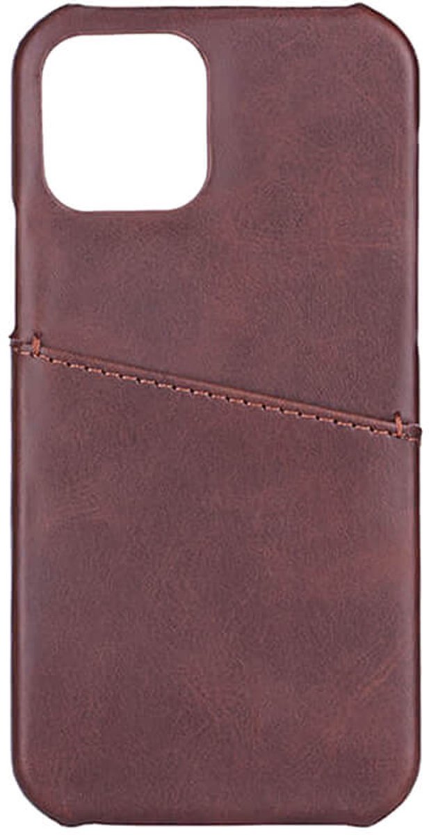ONSALA Mobile Cover Brown with Cardpocket iPhone 12 6.1"