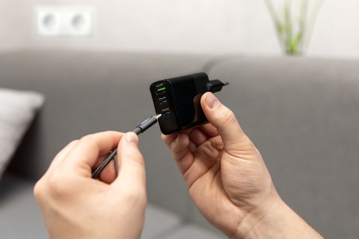 Ansmann HC365PD 65W Chargeur USB 65 W 1x USB-A, 2x USB-C® Power Delivery noir intérieure