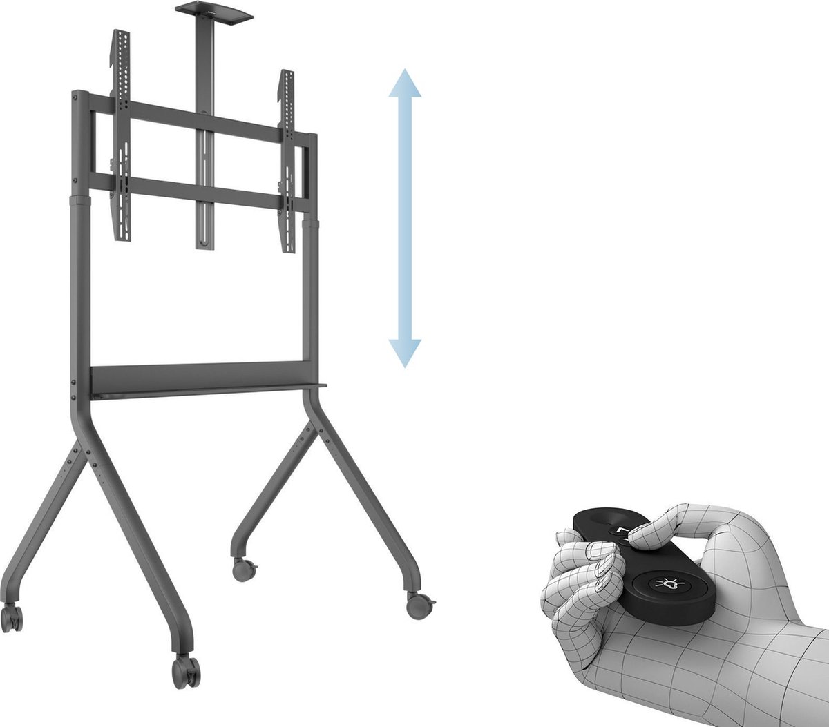Multibrackets M Collaboration Floorstand - Maks 90 kg - Maks størrelse 100"