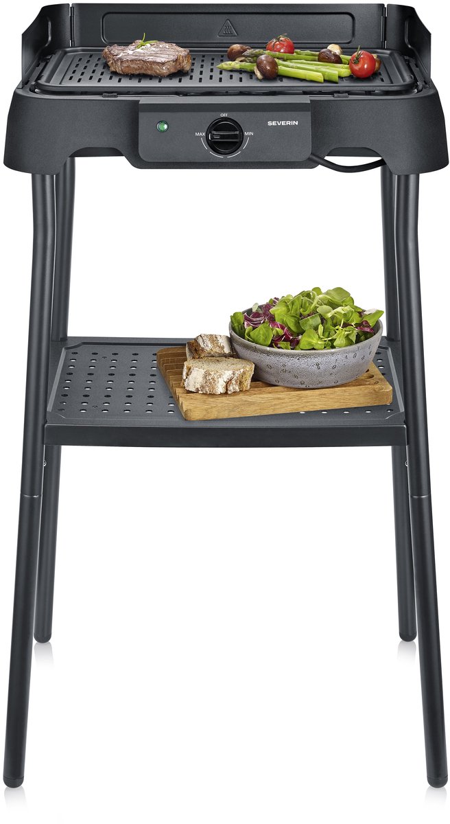 Severin électrique, fixe Barbecue noir