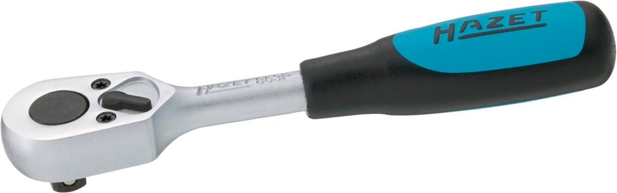 Cliquet réversible 1/4 (6.3 mm) Hazet 863P Longueur 115 mm 1 pc(s)