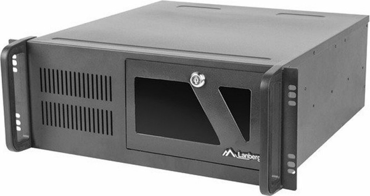 Lanberg - rack-mountable - 4U - ATX - Kabinet - Server (Rack) - Sort