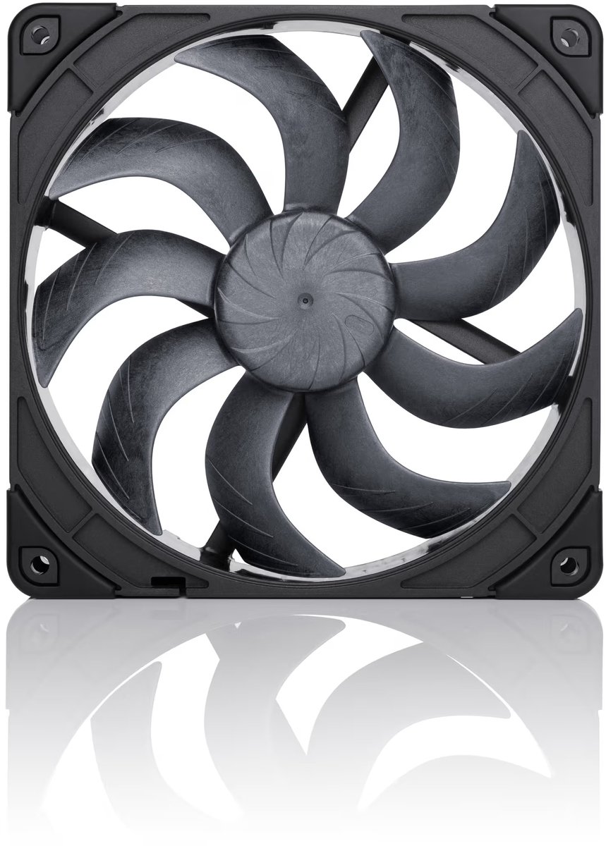 Noctua NF-A14x25 G2 PWM chromax.black - Kabinet køler - 140mm - Sort