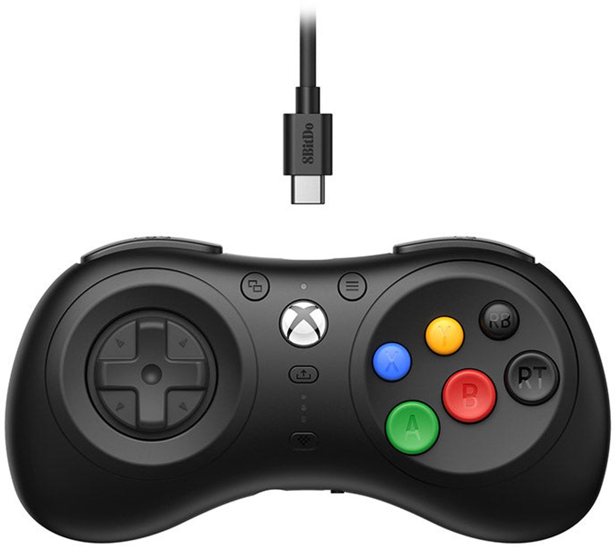 8BitDo M30 Wired Controller Xbox Black - Wired Controller - Microsoft Xbox One
