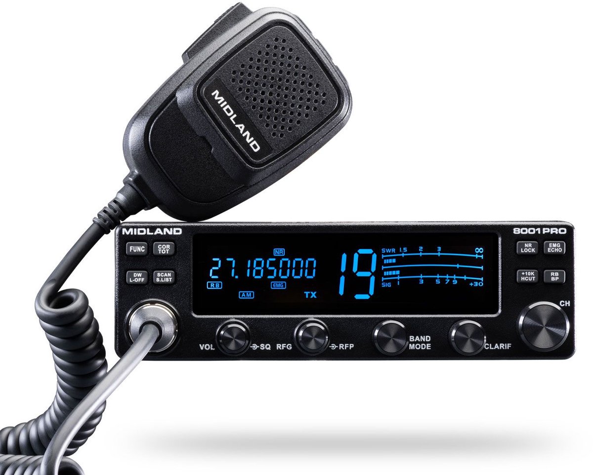 Midland Midland 8001 Pro SSB CB-Funkgerät C1633 Emetteur-récepteur CB