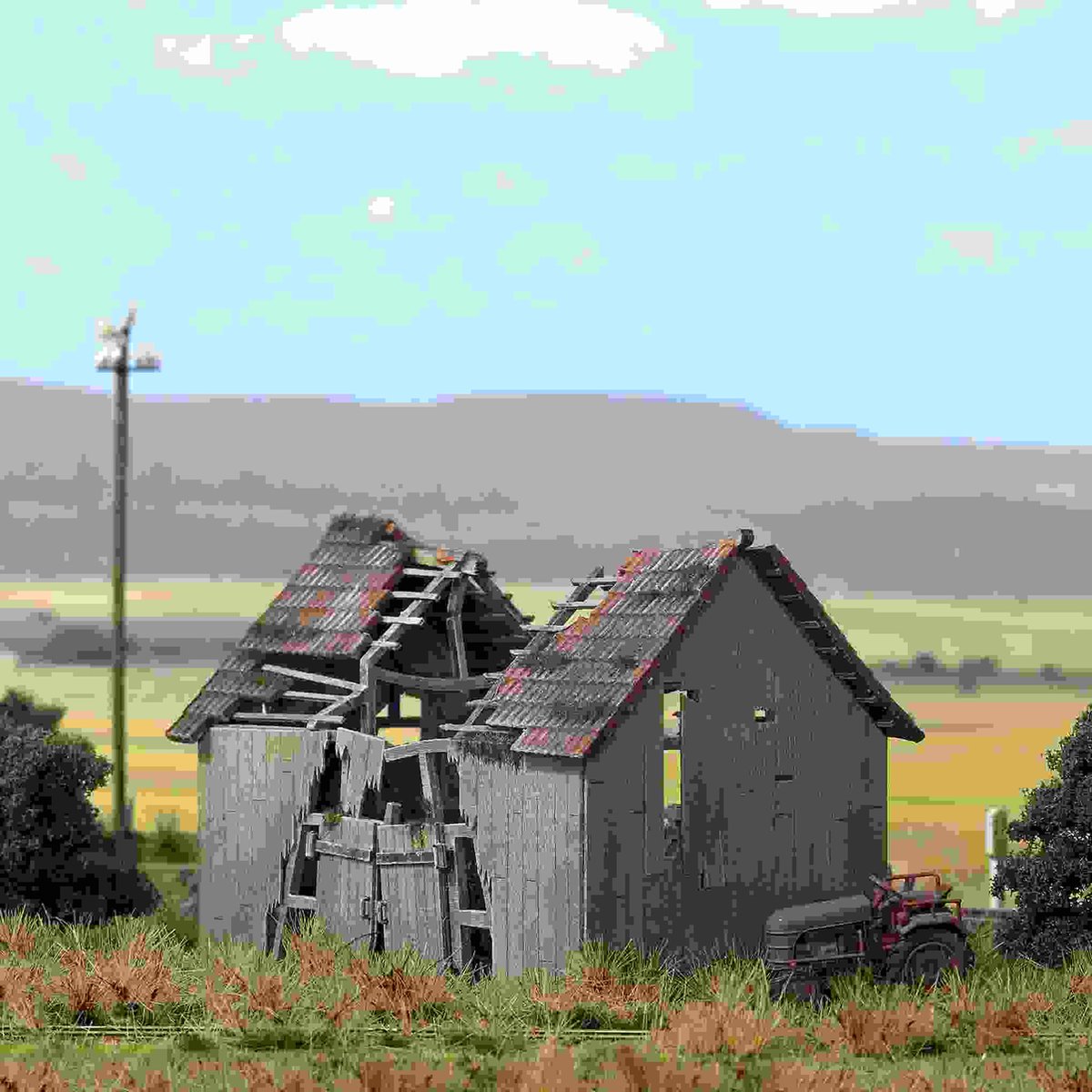 Grange délabrée BUSCH 1405 H0