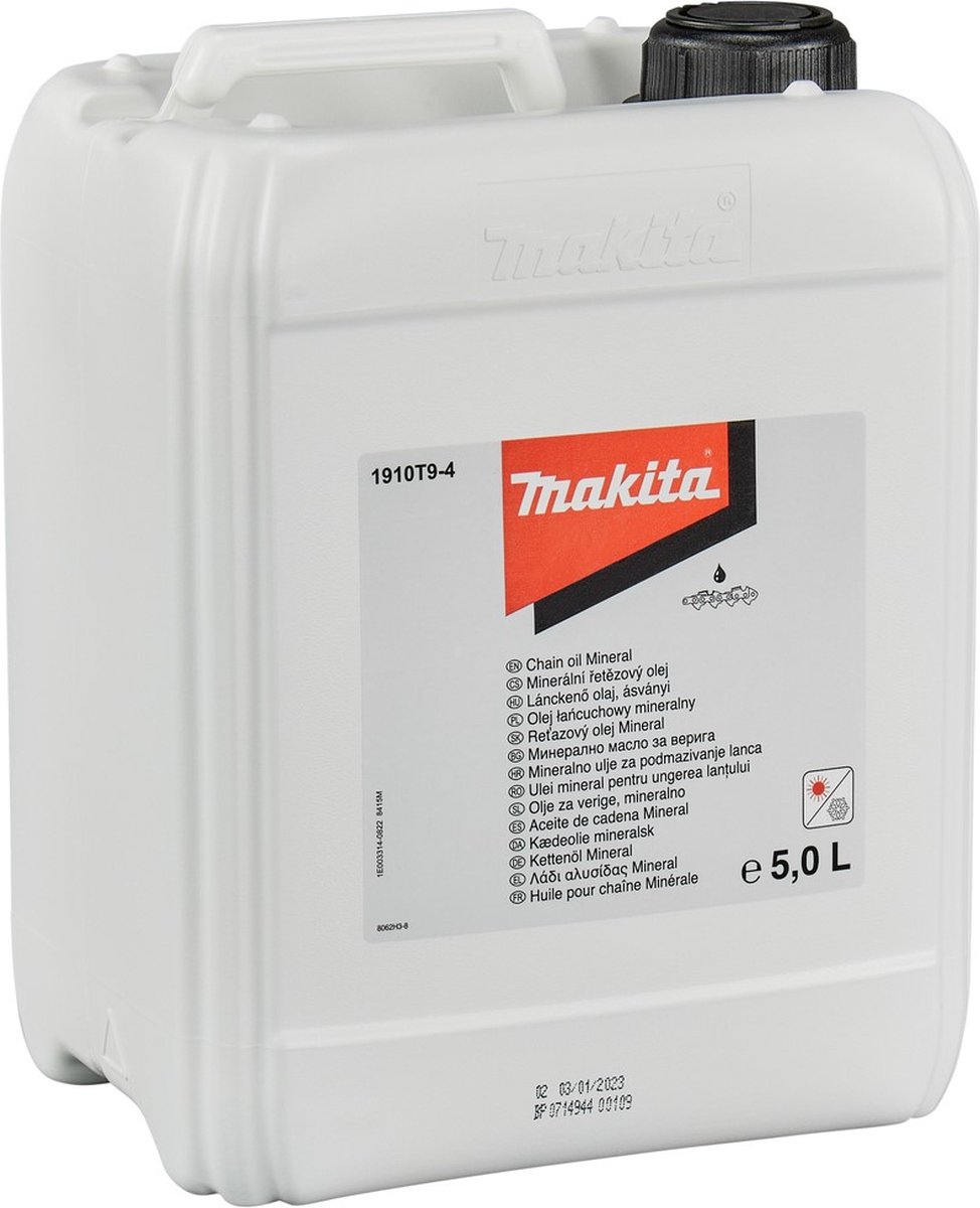 Makita 1910T9-4 MINERAL CHAIN OIL 5 LTR