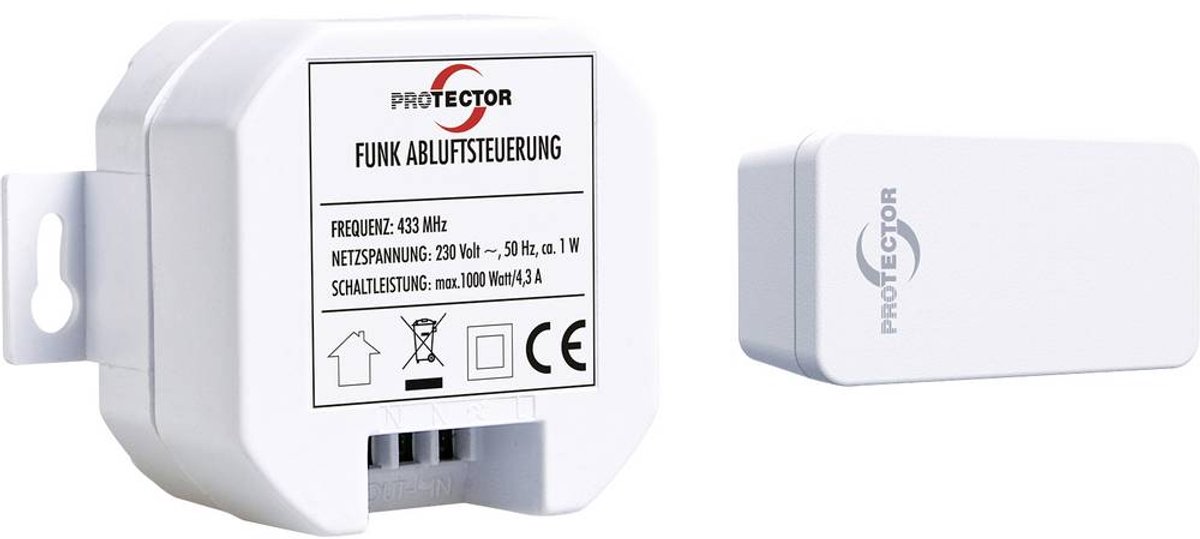 Protector Commande daération sans fil ASK-6020 1000 W blanc