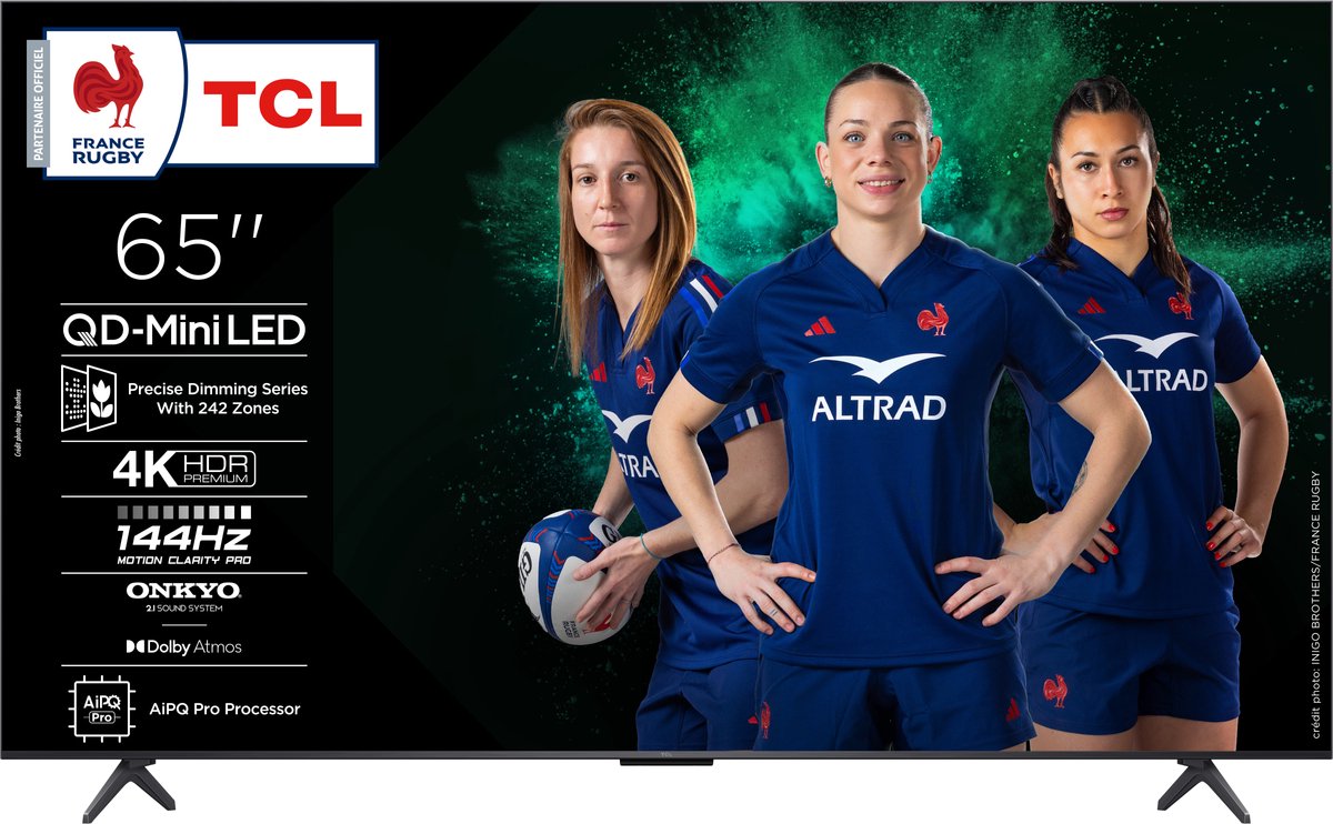 TCL 65" Fladskærms TV LED 4K 65C6K - C6K Series - QD-MiniLED TV