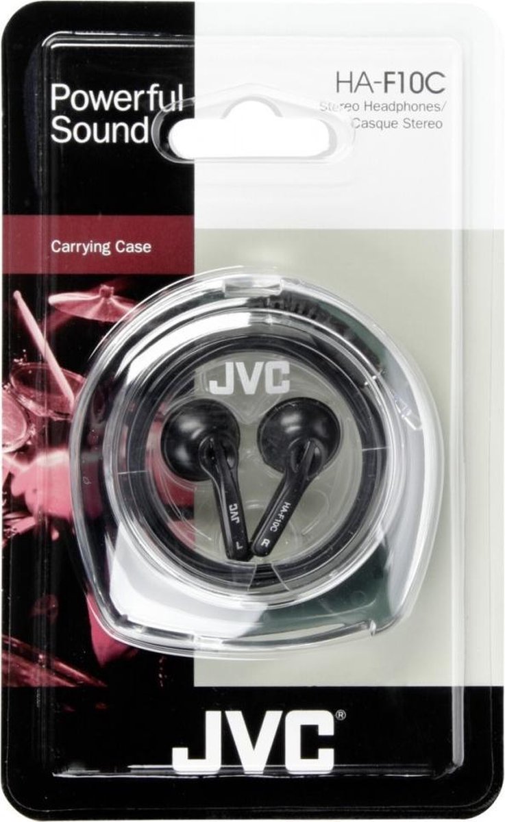 JVC HA F10C Entry class in-ear headphones