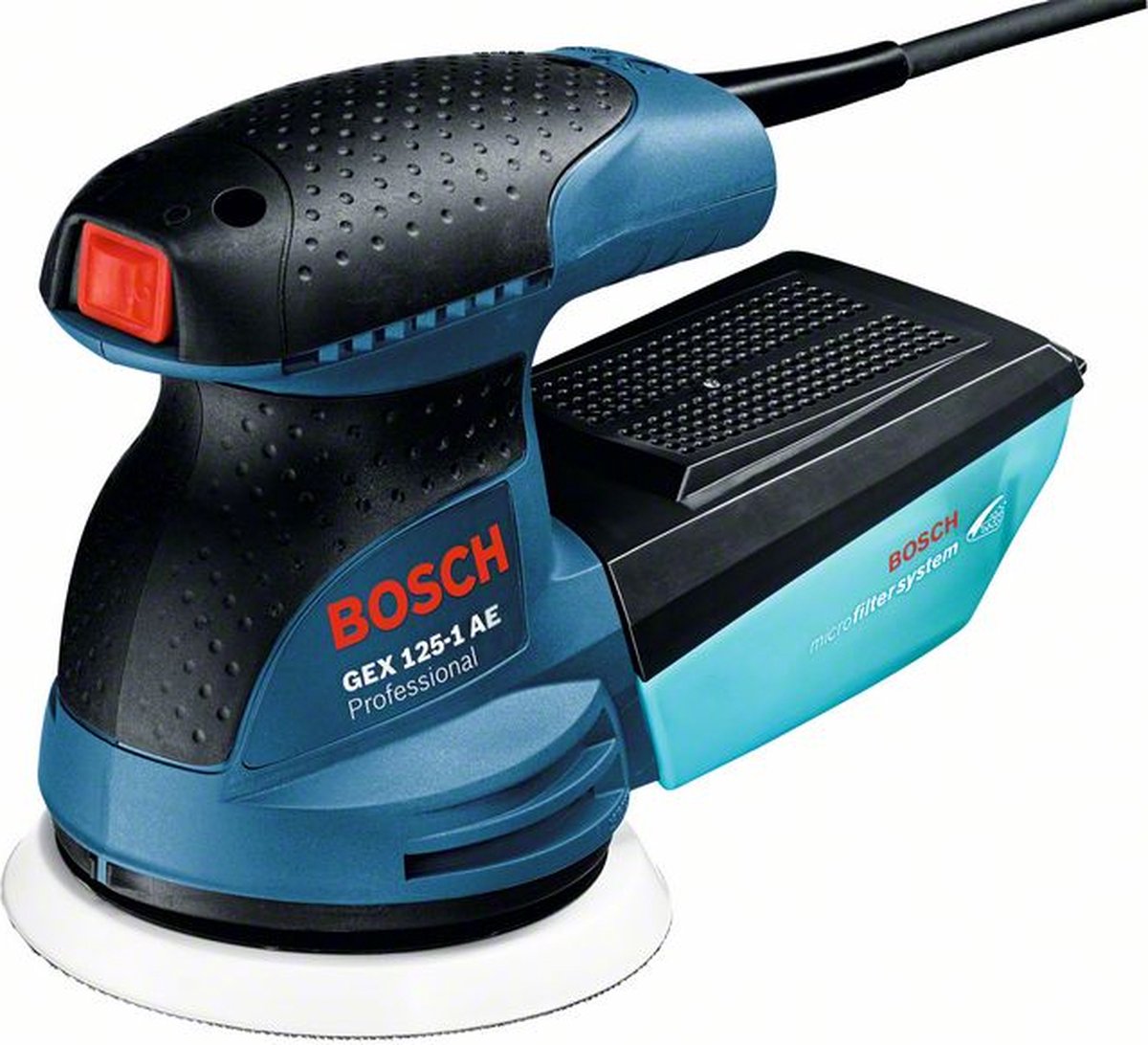 Bosch Professional GEX 125-1 AE 0.601.387.504 Ponceuse excentrique + mallette 250 W Ø 125 mm