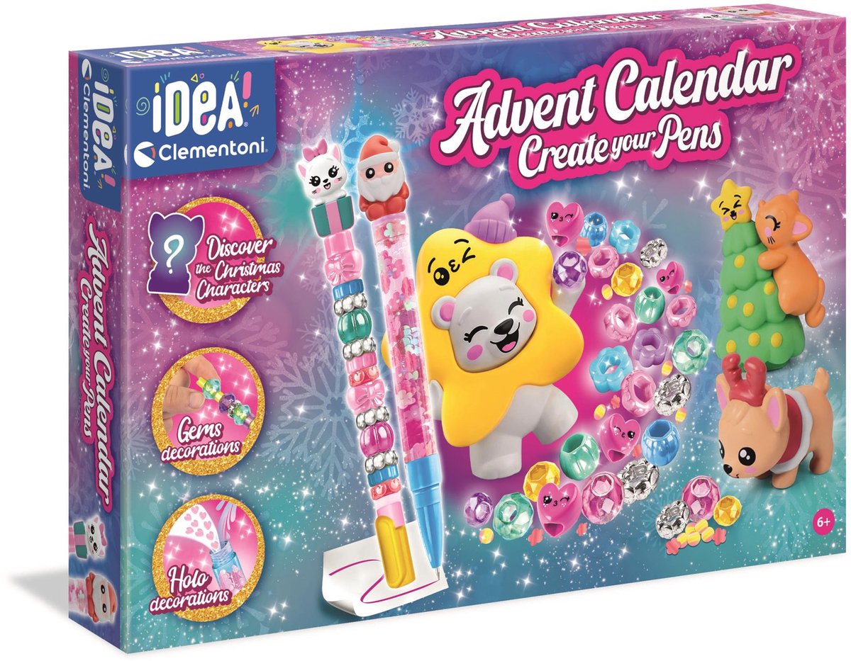 Clementoni Create Your Pens Advent Calendar (Int1 + Int2)