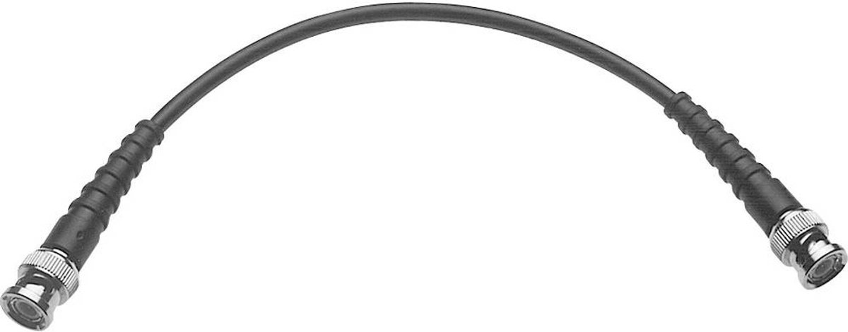 Telegärtner 100010541 Cordon de mesure BNC 10.00 m noir