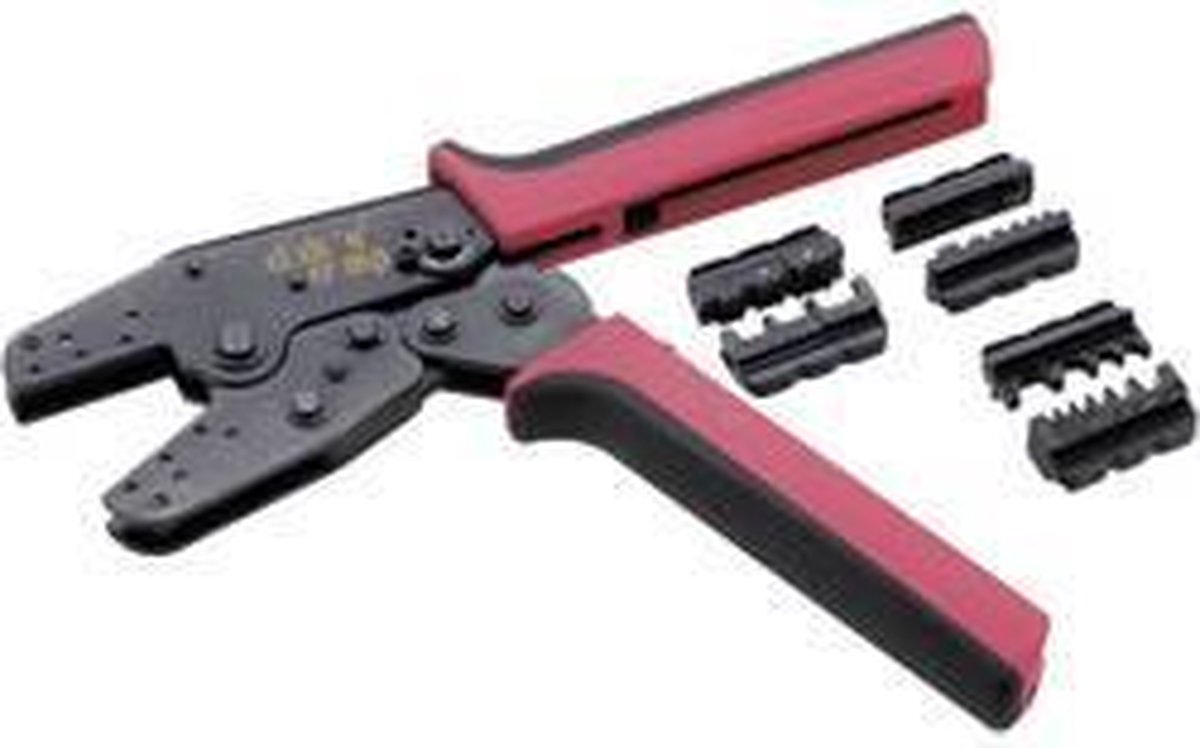 Jeu de pinces à sertir Cimco click n crimp 106000 4 pièces pour cosses isolées, pour cosses non-isolées, pour embouts de câble 0.5 à 10 mm²