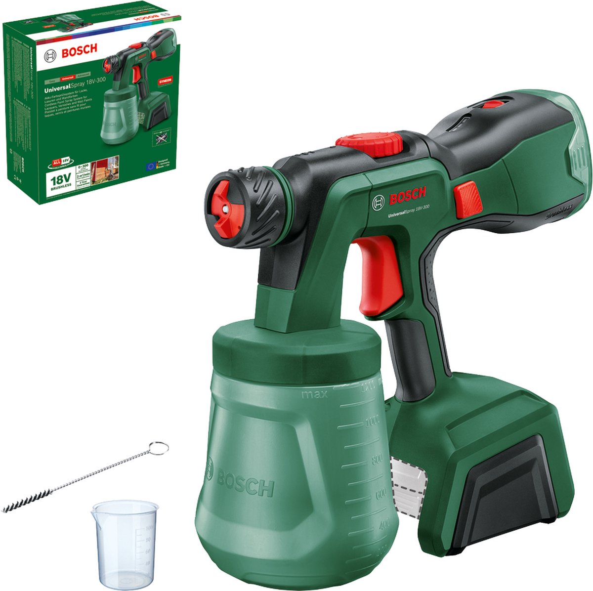 Bosch Home and Garden UniversalSpray 18V-300 Pistolet à peinture 18.0 V