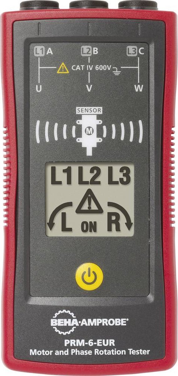 Appareil de mesure du champ rotatif Beha Amprobe PRM-6-EUR CAT IV 600 V LCD
