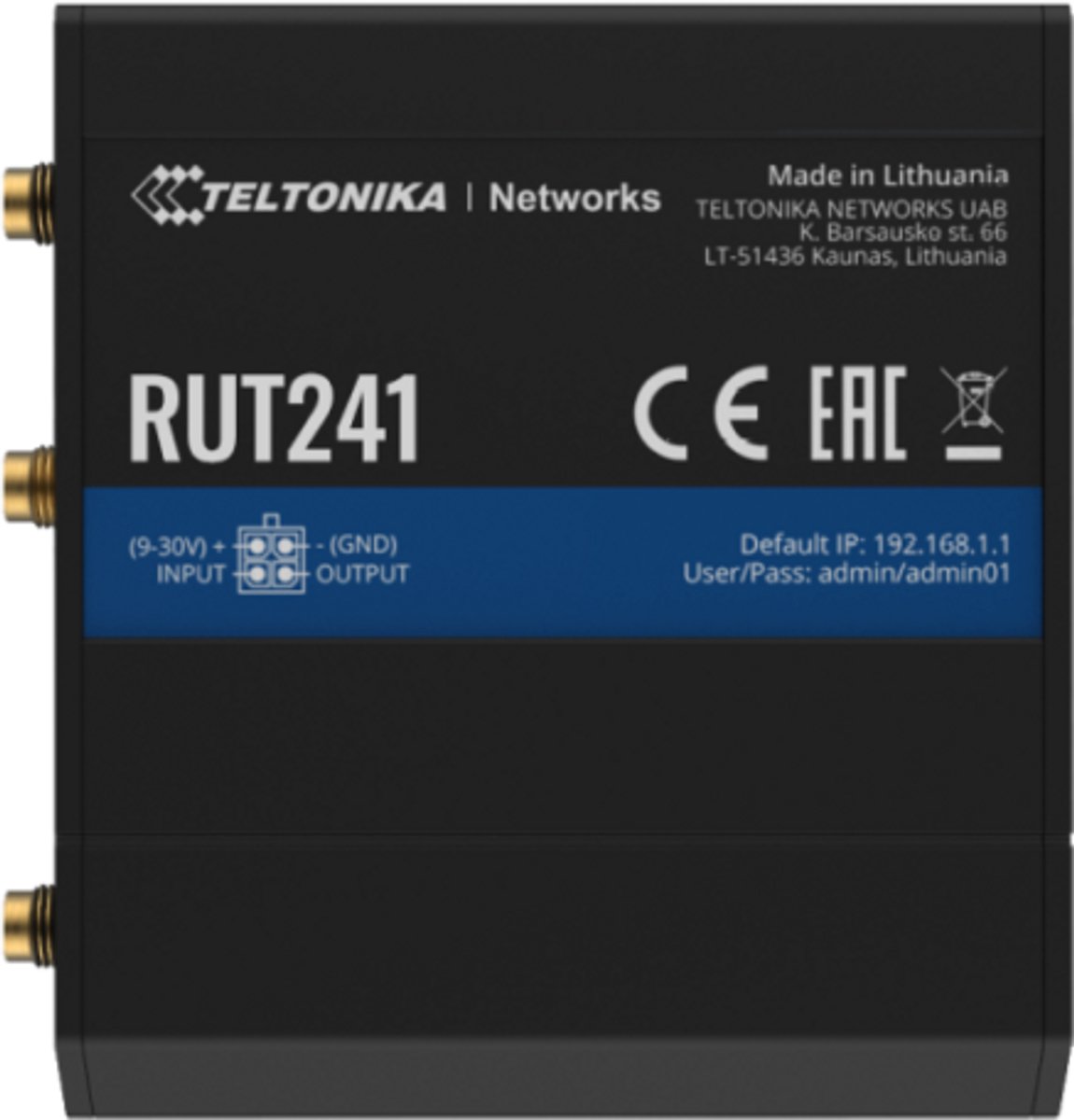 Routeur Teltonika RUT241 Modem intégré: LTE