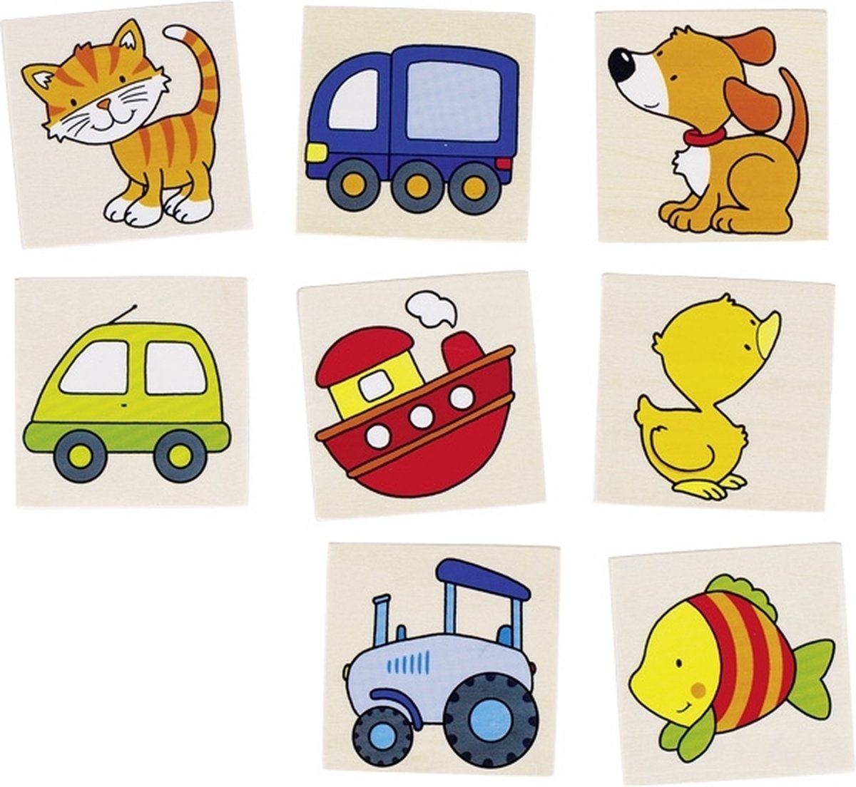 Goki My first Wooden Memo 16 pcs.