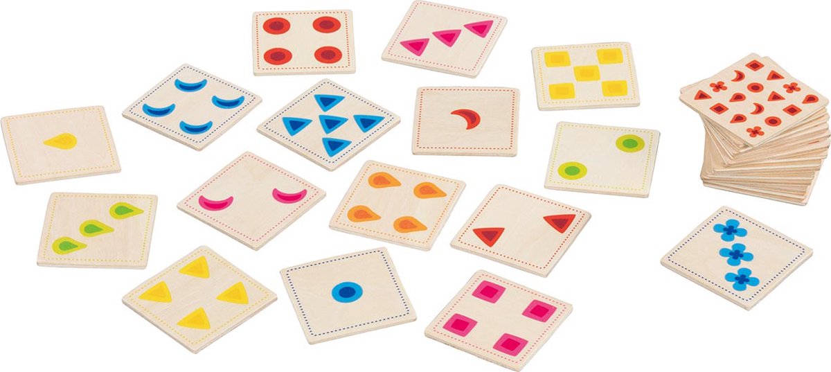 Goki Wooden Colors and Shapes Game 30 pcs.
