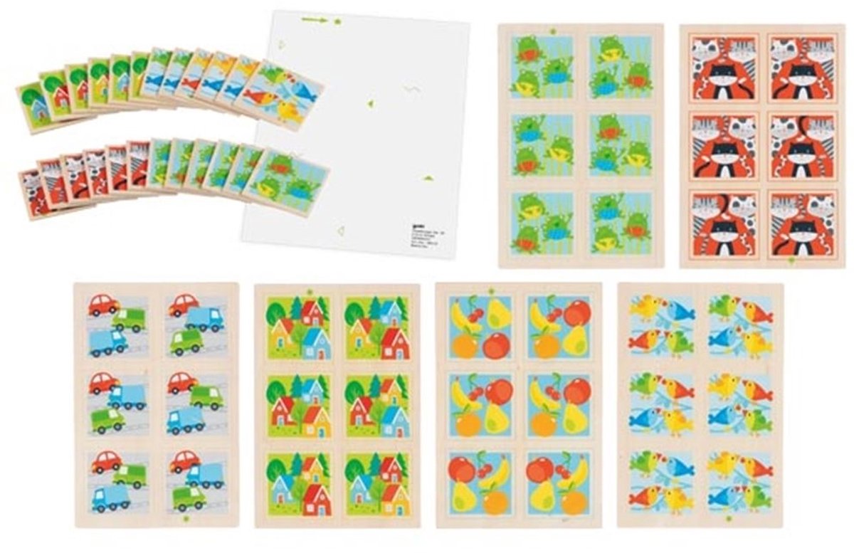 Goki Wooden Memo Game 36 pcs.
