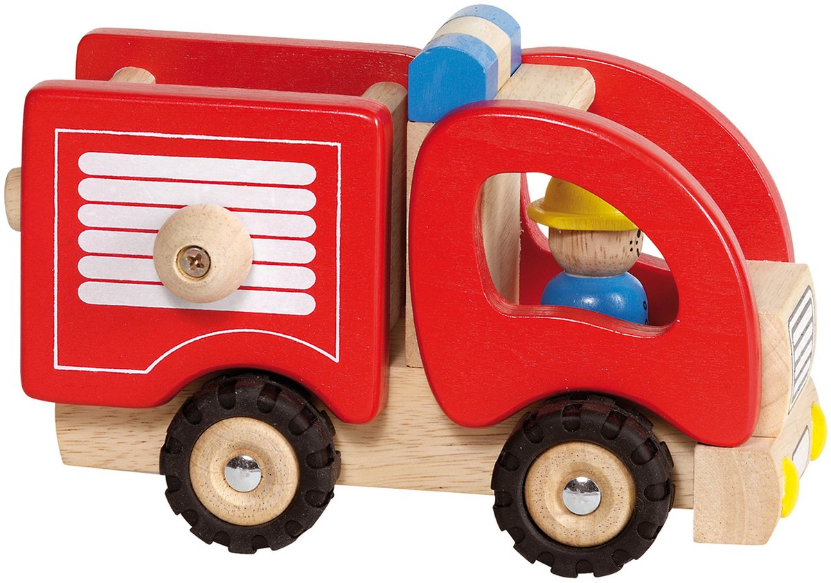 Goki Wooden Fire Truck