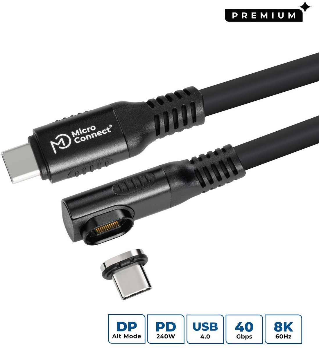 MicroConnect Premium - USB-C cable - 24 pin USB-C to 24 pin USB-C - 1 m