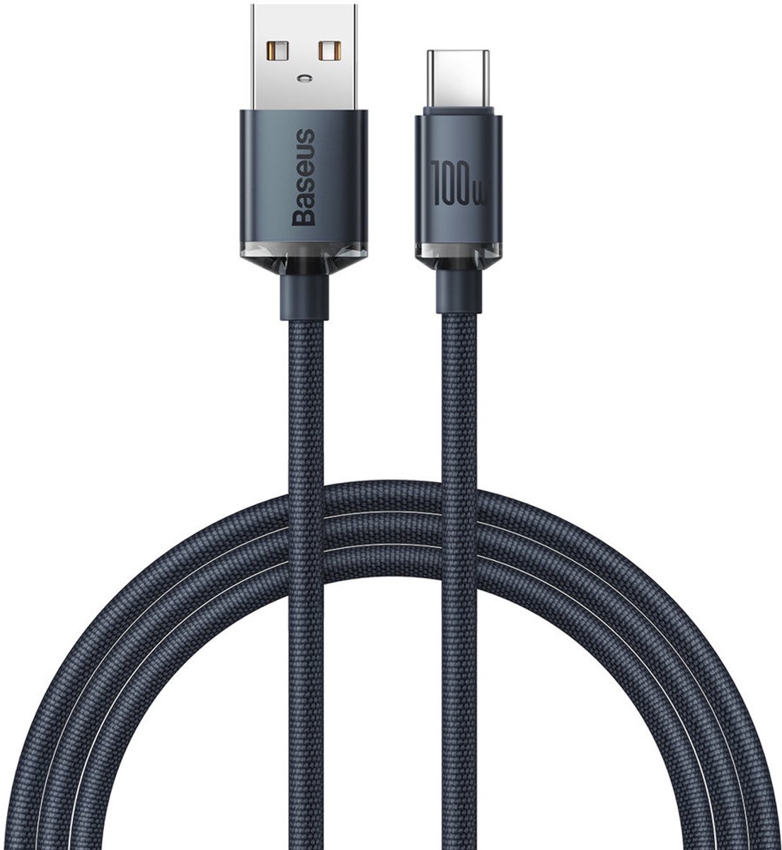 Baseus Crystal Shine cable USB to USB-C 100W 1.2m (black)
