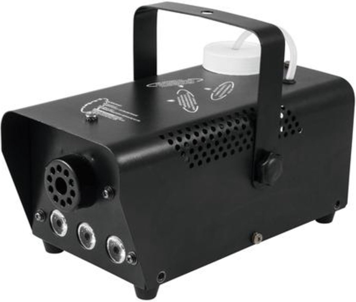 Eurolite N-11 LED HYBRID AM Machine à brouillard avec étrier de fixation, avec télécommande filaire, avec effet lumineux